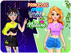 เกมส์แต่งตัวแฟชั่นโรบอทและธรรมชาติ Princesses Cyber Robot vs Nature