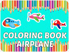 เกมส์ระบายสีรูปเครื่องบินการ์ตูนสุดน่ารัก Coloring Book Airplane Game