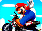 เกมส์มาริโอ้ขับมอเตอร์ไซค์ยกล้อ Super Mario Wheelie Game