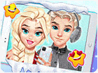 เกมส์แต่งหน้าเซลฟี่หน้าหนาว Couple #Selfie Winter Outfit