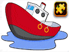 เกมส์จิ๊กซอว์การ์ตูนรูปเรือ Cartoon Ship Puzzle Game