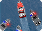 เกมส์ขับเรือหนีตำรวจ Police Boat Chase Game