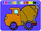 เกมส์ระบายสีรถบรรทุก Trucks Coloring Book Game