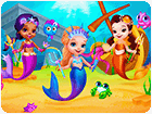 เกมส์แต่งตัวนางเงือกสุดน่ารัก6คน Little Mermaids Dress Up Game