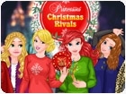 เกมส์เจ้าหญิงดิสนีย์แต่งตัวแข่งกัน Princesses Christmas Rivals