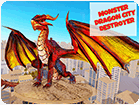 เกมส์มังกรพ่นไฟบุกถล่มเมือง Monster Dragon City Destroyer Game