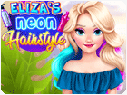เกมส์ทำผมนีออนให้เอลซ่า Elsa’s Neon Hairstyle