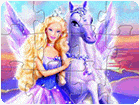 เกมส์จิ๊กซอว์บาร์บี้กับม้าเพกาซัส Barbie And Pegasus Game