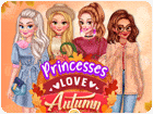 เกมส์เจ้าหญิงแต่งตัวฤดูใบไม้ร่วงแสนสุข Princesses Love Autumn