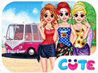 เกมส์เสริมสวยเจ้าหญิง3คนไปเที่ยว Besties Summer Vacation Game