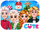 เกมส์ครอบครัวโฟรเซ่นฉลองวันคริสต์มาส Frozen Princess Christmas Celebration Game