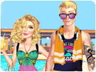 เกมส์แต่งตัวคู่รักพูลปาร์ตี้ Nighttime Pool Party