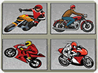 เกมส์จับคู่เปิดป้ายรูปรถแข่งมอเตอร์ไซค์ Racing Motorcycles Memory Game