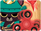เกมส์หมุนสปินเนอร์ช่วยซามูไรแมว Samurai Cat Spinner Game