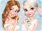 เกมส์เสริมสวยเจ้าหญิงหิมะเป็นเพื่อนเจ้าสาว Princesses Glittery Bridesmaids