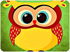 เกมส์จิ๊กซอว์รูปนกฮูกตาโต Funny Owls Jigsaw Game