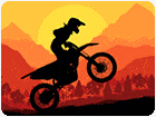 เกมส์ขับรถมอเตอร์ไซค์วิบากตอนตะวันตก Sunset Bike Racer Game