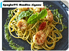 เกมส์จิ๊กซอว์สปาเก็ตตี้ผัดขี้เมากุ้ง Spaghetti Noodles Jigsaw Game