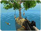 เกมส์ฝึกยิงปืนใส่ขวด Bottle Shooting Game