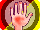 เกมส์แข่งตีมือ2คน Hands Attack Game