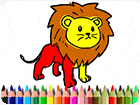 เกมส์ระบายสีสิงโตสุดน่ารัก BTS Lion Coloring Book Game