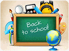 เกมส์จับคู่เปิดป้ายวันเปิดเทอม Back To School Memory Game