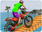 เกมส์ขับมอเตอร์ไซค์วิบากมาสเตอร์ Bike Stunt Race Master 3d Racing