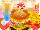 เกมส์ทำแฮมเบอร์เกอร์คิตตี้ Burger Kitty