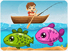 เกมส์หนุ่มน้อยตกปลาบนเรือ Fishing Boy Game