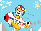 เกมส์ระบายสีเครื่องบินสุดน่ารัก Friendly Airplanes For Kids Coloring Game