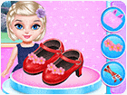 เกมส์ออกแบบรองเท้าแฟชั่นให้เจ้าหญิง Little Princess Fashion Shoes Design Game