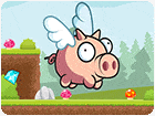 เกมส์หมูบินผจญภัย Oink Run Game