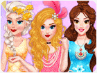 เกมส์เสริมสวยชุดสไตล์วิบวับ Princess Dazzling Dress Design