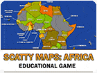 เกมส์ต่อแผนที่ทวีปแอฟริกา Scatty Maps Africa Game