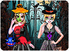 เกมส์แต่งตัวพี่น้อง2สาวในชุดฮาโลวีน Sister S Halloween Dresses Game