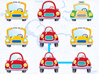 เกมส์จับคู่รถยนต์คันน้อยน่ารัก Matching Vehicles Game