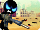 เกมส์ตัวเส้นมือปืนสังหาร Stickman Armed Assassin Going Down