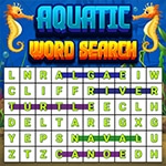 เกมส์หาคำศัพท์ท้องทะเล Aquatic Word Search