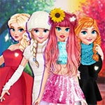 เกมส์แต่งตัวเสริมสวยตามฤดูกาล BFFs All Year Round Dress Up