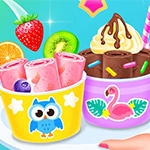 เกมส์หนูน้อยเทเลอร์ทำไอศกรีมด้วยตัวเอง Baby Taylor Ice Cream Roll Fun Game