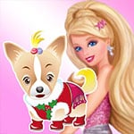 เกมส์แต่งตัวน้องหมาของบาร์บี้ Barbie s Dog Dressup Game