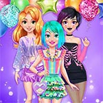 เกมส์แต่งตัวเสริมสวยสาวในงานปาร์ตี้ Blonde Princess Fun Tower Party