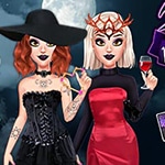 เกมส์แต่งตัวแฟชั่นแม่มดน่ารัก Blondies Witch Hour Social Media Adventure