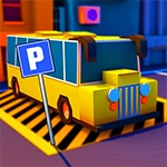 เกมส์จอดรถประจำทาง Bus Parking City 3D