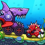 เกมส์รถกินรถผจญภัยใต้ทะเล Car Eats Car Underwater Adventure Game