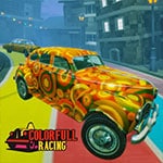 เกมส์รถแข่งหลากสีสันสุดแรง Colorful Racing Game