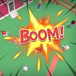 เกมส์ยิงปืนใหญ่ให้โดนคน Crazy Bomber Game