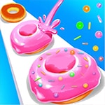 เกมส์โดนัทสแต็คเก็บขนมรูผ่านด่าน Donut Stack Game