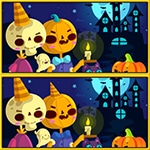 เกมส์จับผิดภาพฮาโลวีน Find Differences Halloween
