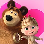 เกมส์จับผิดภาพมาช่ากับพี่หมี Find Differences Masha and bear Game